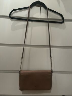 Kate Spade Tan Leather Crossbody Shoulder Bag